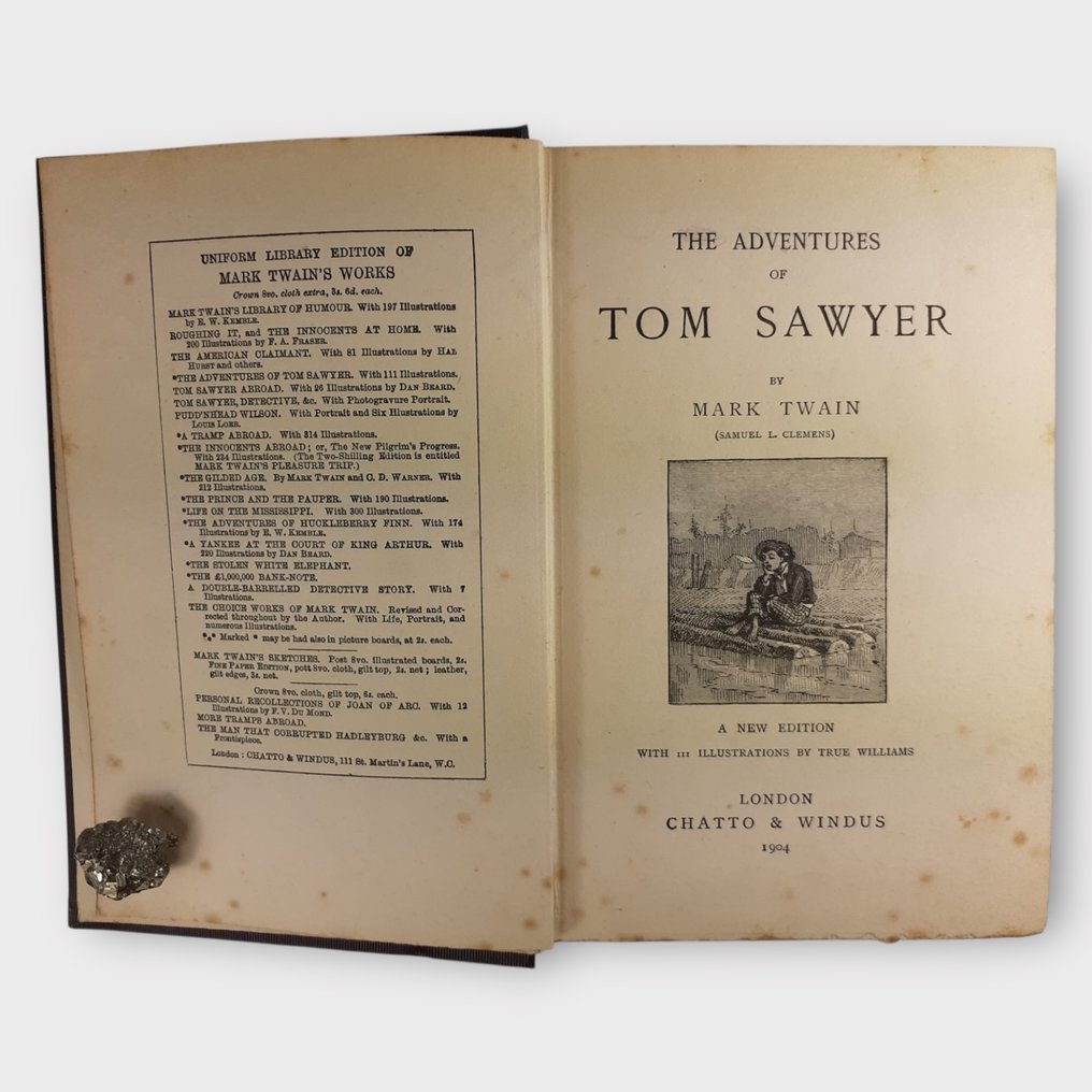 Mark Twain; Illustrations by True Williams - The Adventures of Tom Sawyer - 1904 #1.0