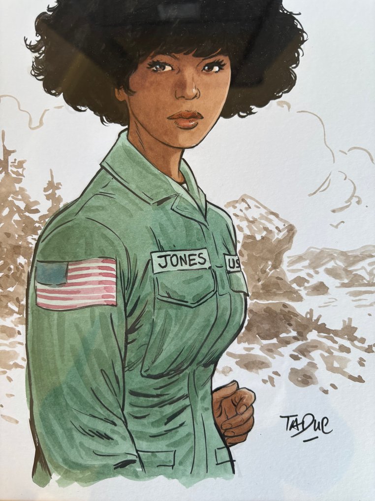 Taduc, Olivier - 1 Original colour drawing - XIII Trilogy - Lieutenant Jones - 2025 #3.2