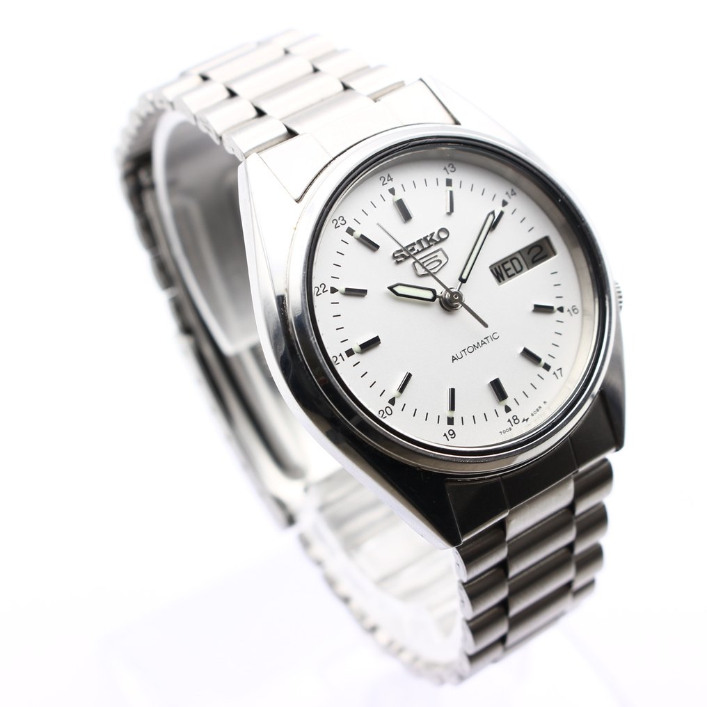 Seiko - Seiko 5 Automatic Day-Date - No Reserve Price - 7009-6000 - Men - 1996 #2.1