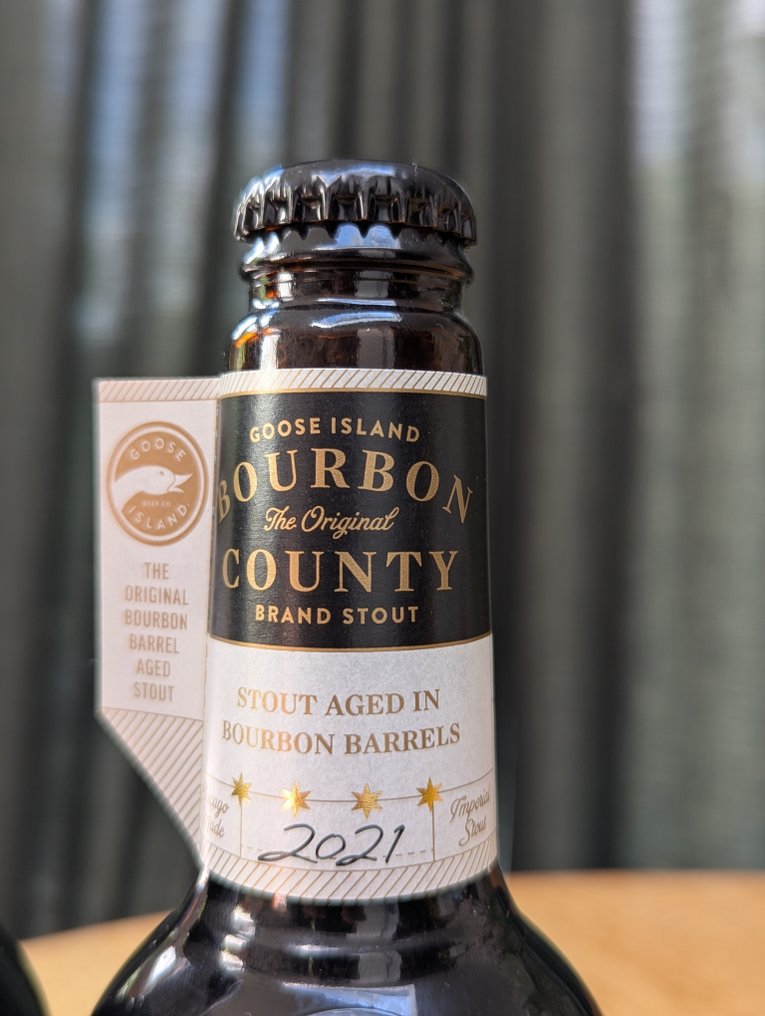 Goose Island - Bourbon County - 2017 et 2021 - 1 Pinte -  2 bouteilles  #2.1