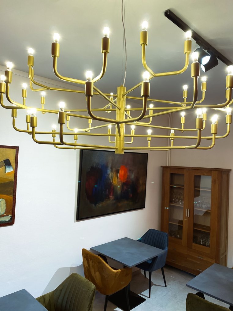 axis71 - Alberto Nason - 枝形吊灯 - 金属 - Grand Siècle Big Gold Mat #1.0