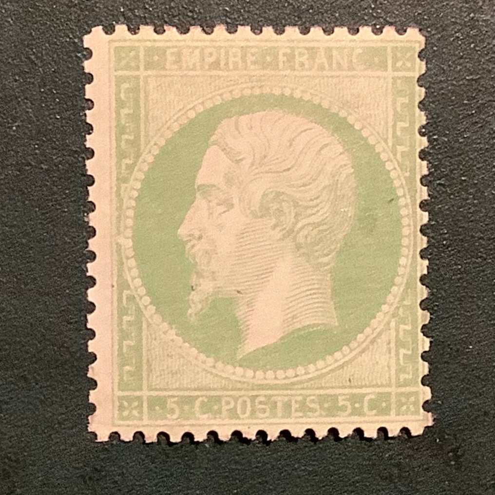 Frankrike 1862 - 5 cent Napoleon gjenstand. - Yvert 20 #1.0