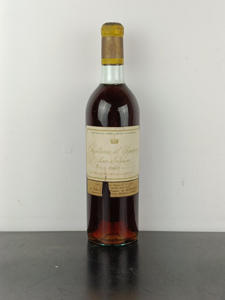 1962 Chateau d'Yquem - Sauternes 1er Cru Supérieur - 1 Garrafa (0,75 L) #1.0
