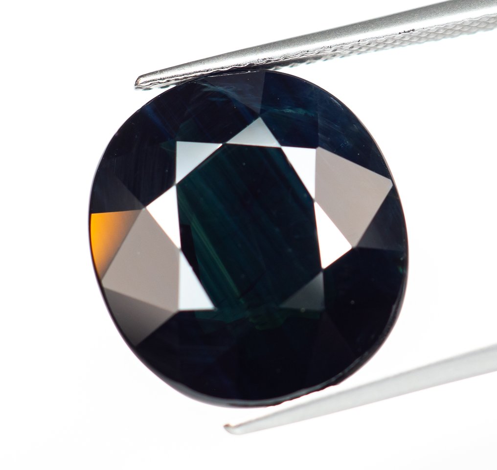 没有保留价 蓝宝石 - 19.76 ct - 美国宝石研究院(GIA) - 非常深的蓝色 #1.0