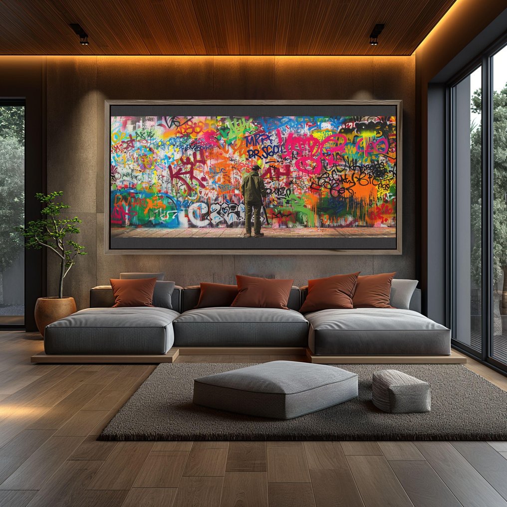 Dine Chanima - (XXL) Giant Vibrant Splashes Of Protest #1.0