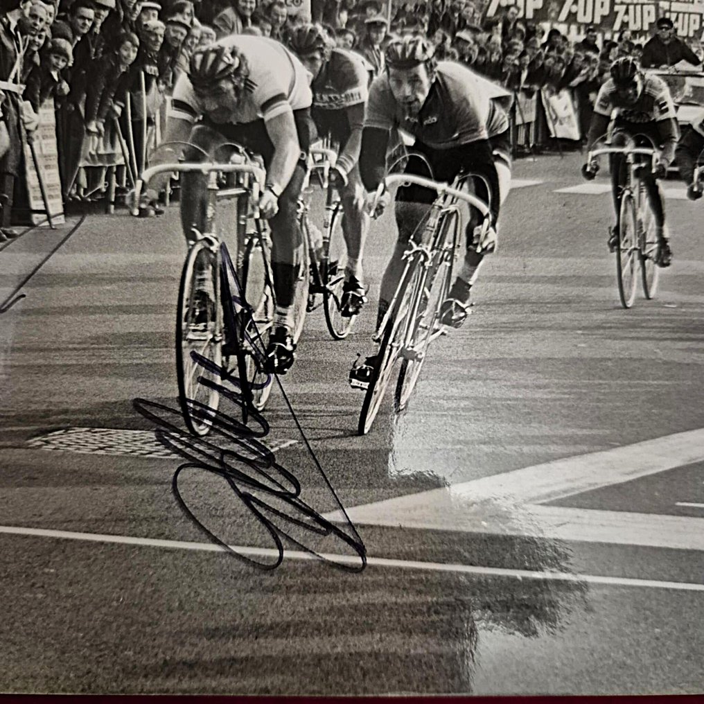 Photo originale dédicacée – Eddy Merckx & Franz Verbeeck - 1972 - Καρτ βιζίτ #2.1
