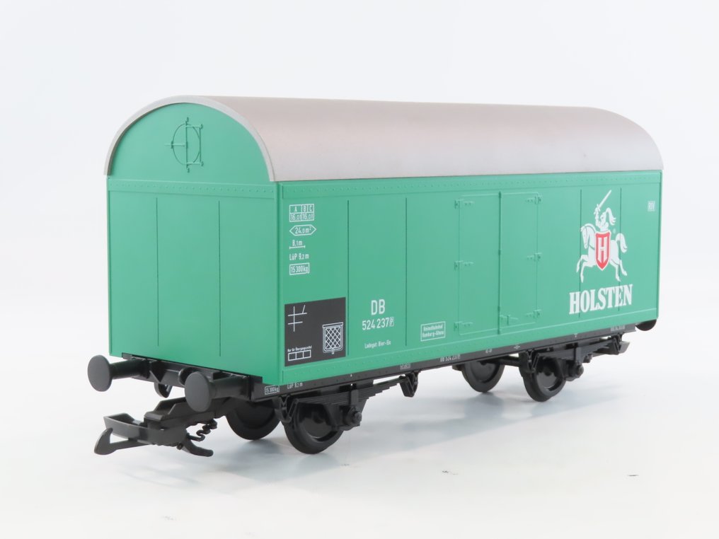 Piko G - 37912 - Machetă tren transport marfă (1) - Vagon de marfă închis, cu inscripția „Holsten” - DB #1.0