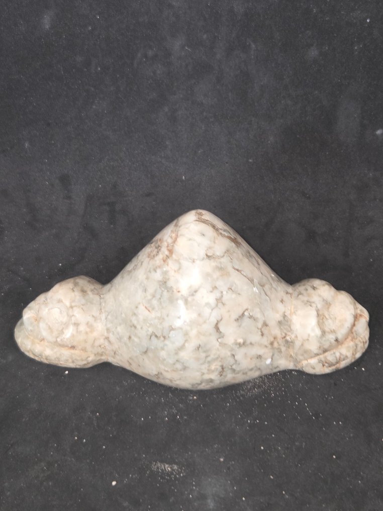 πολιτισμός των Taino πέτρα Ζέμι Τριγωνολίθη Κοαστρική και Γκουαταούμπα - 12.5 cm  (χωρίς τιμή ασφαλείας) #1.0