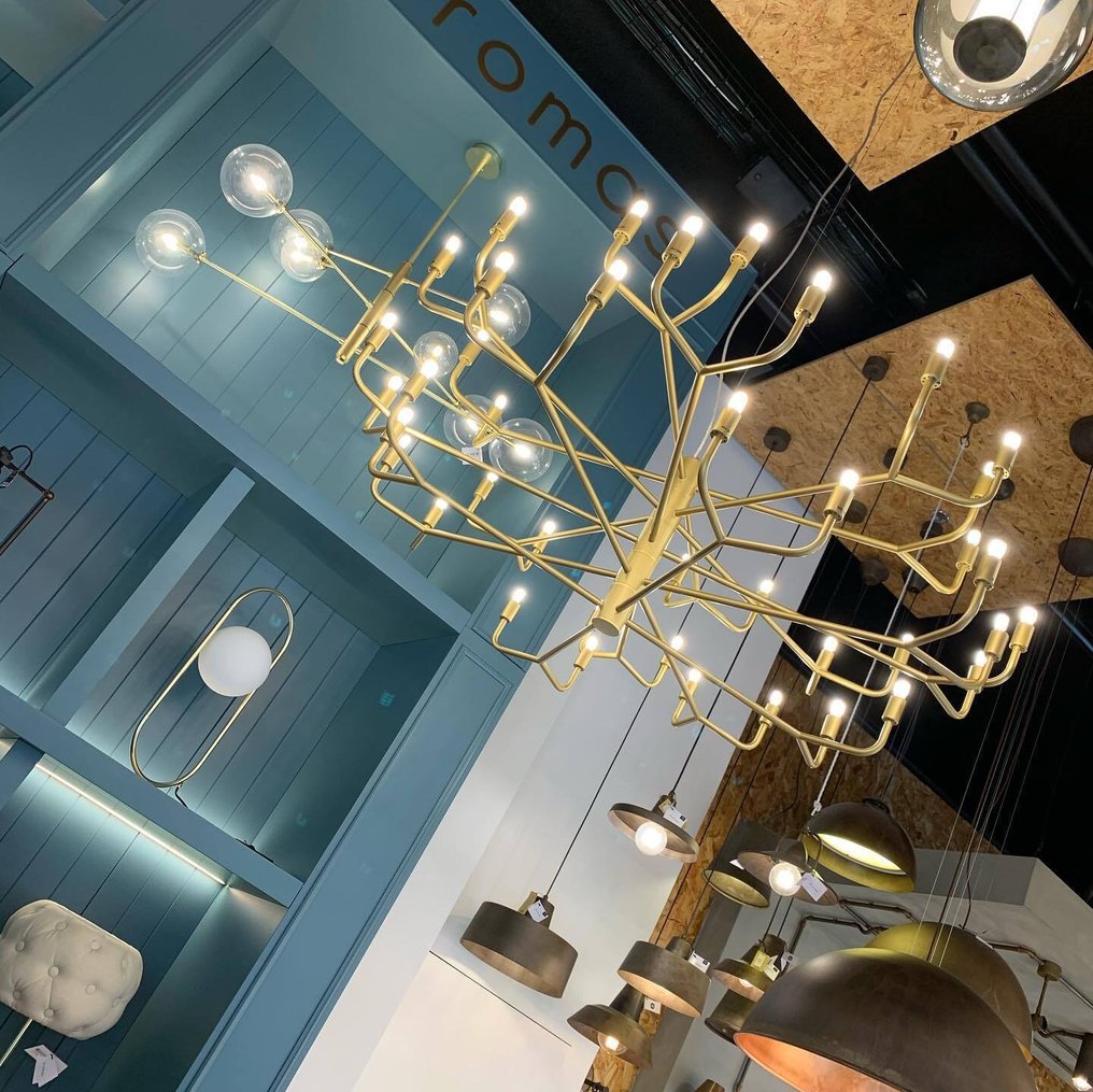 axis71 - Alberto Nason - 枝形吊灯 - 金属 - Grand Siècle Big Gold Mat #2.1