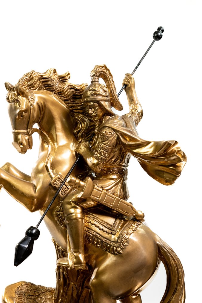 Γλυπτό, Grande scultura di San Giorgio - 75 cm - Μάρμαρο #2.1