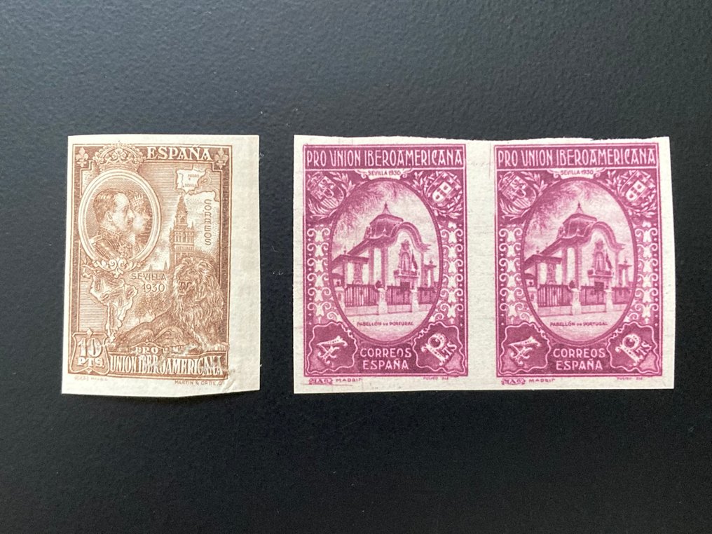 西班牙 1930/1939 - 无牙，品种。阿方索十三世，二战共和国与弗朗哥。 #3.2