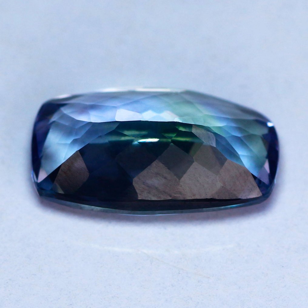没有保留价 - 1 pcs  绿色, 紫罗兰色 坦桑石  - 2.20 ct - 国际有色宝石协会（ICA GemLab） - 无加热 - 无处理 #1.0