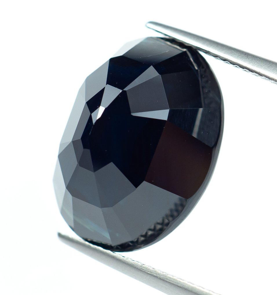 Nincs minimálár Zafír - 15.93 ct - Amerikai Gemmológiai Intézet (GIA) - sötétkék #4.3