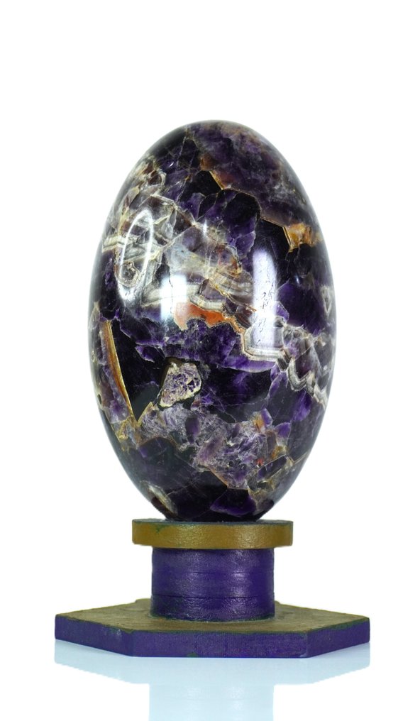 Purple - Auralite 23 Stone Natural Crystal Lingam Stone - Height: 200 mm - Width: 115 mm- 3753 g - (1) #3.2