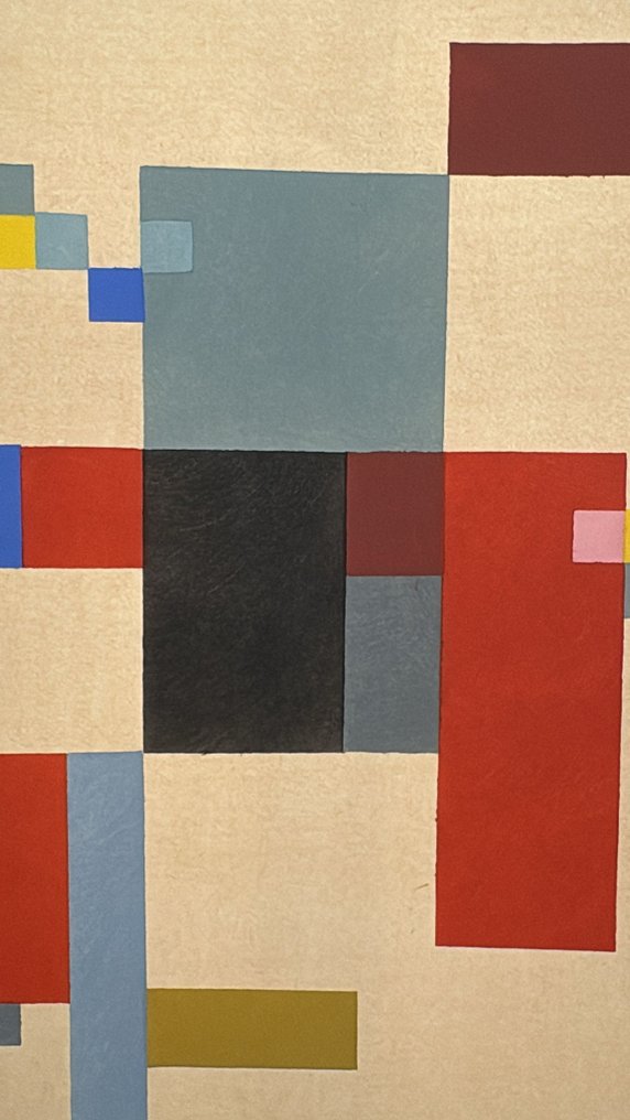 Sophie TAEUBER-ARP (1889-1943) - Composition verticale-horizontale sur fond blanc, 1916 #4.3