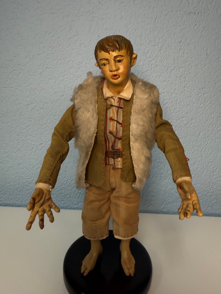 Handicraft - Kerststal Collector's item - Terracotta, Textiel, Legering - Shepherd - 30 cm #2.1