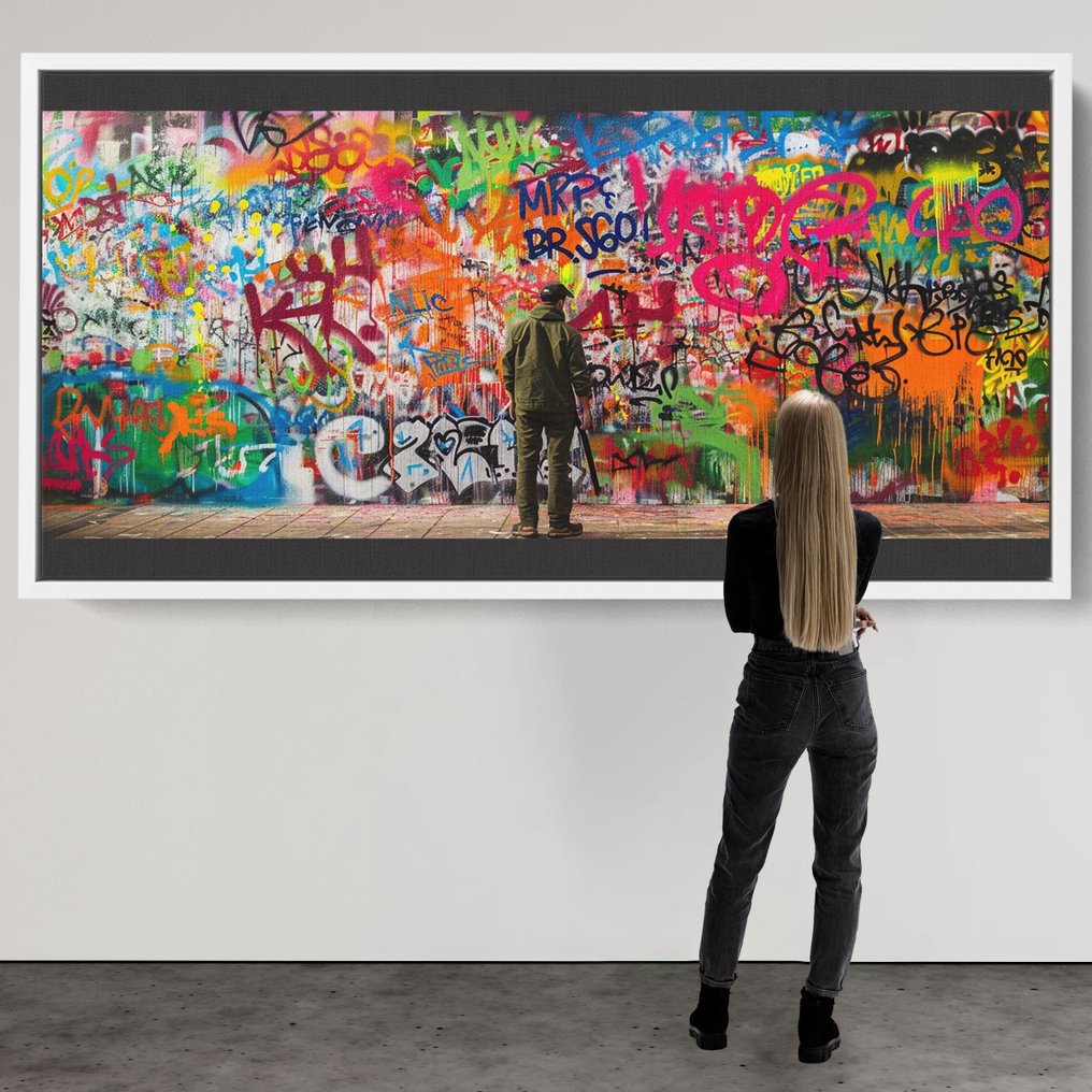 Dine Chanima - (XXL) Giant Vibrant Splashes Of Protest #4.3