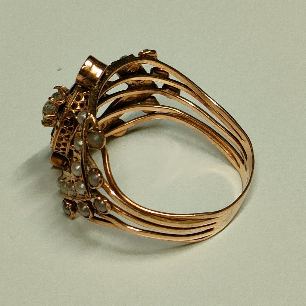 χωρίς τιμή ασφαλείας - Δαχτυλίδι - 14 καράτια Κίτρινο χρυσό #4.3