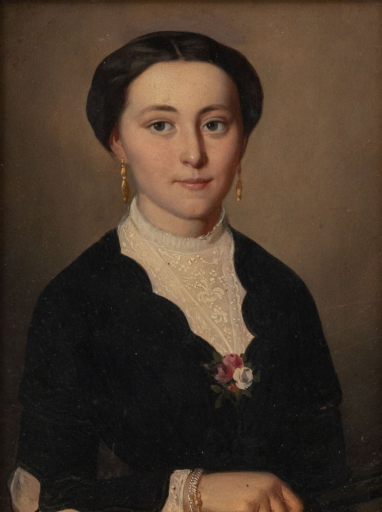 Austrian school (XIX) - Portrait of a Young Lady #2.1
