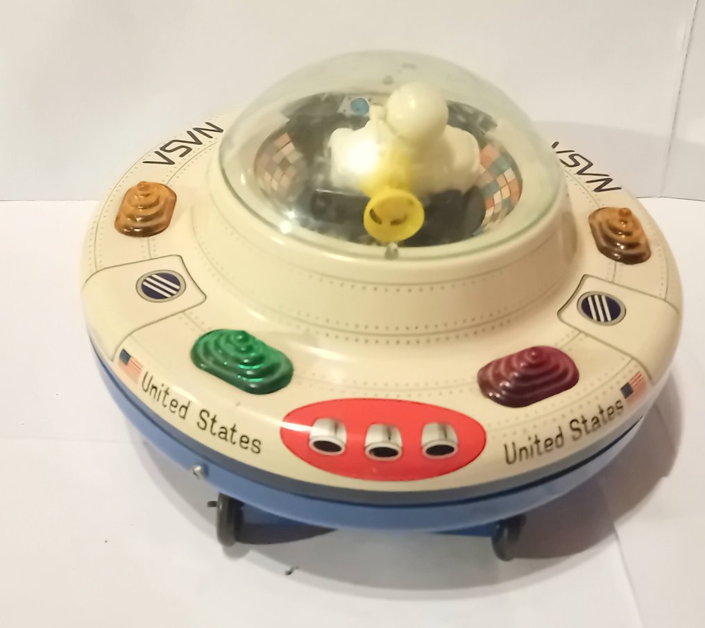 Masudaya(增田屋) - 玩具火箭 Disco Space Ranger 'Nasa' Flying Saucer. (No.3) - 1970-1980 - 日本 #4.3