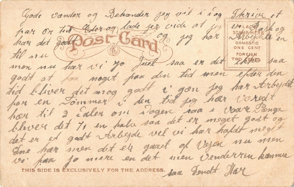 美国 - 明信片 - 1978-1903 #1.0