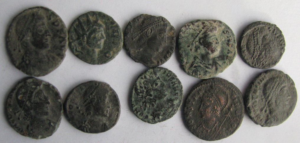 Római Birodalom, Római Birodalom (tartomány) Lot of 8 Æ coins 2nd-3rd century AD (Nincs minimálár) #1.0