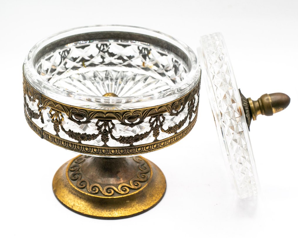 Κουτί κοσμημάτων - κουτί κοσμημάτων - μπρούντζος - κρύσταλλο #2.1