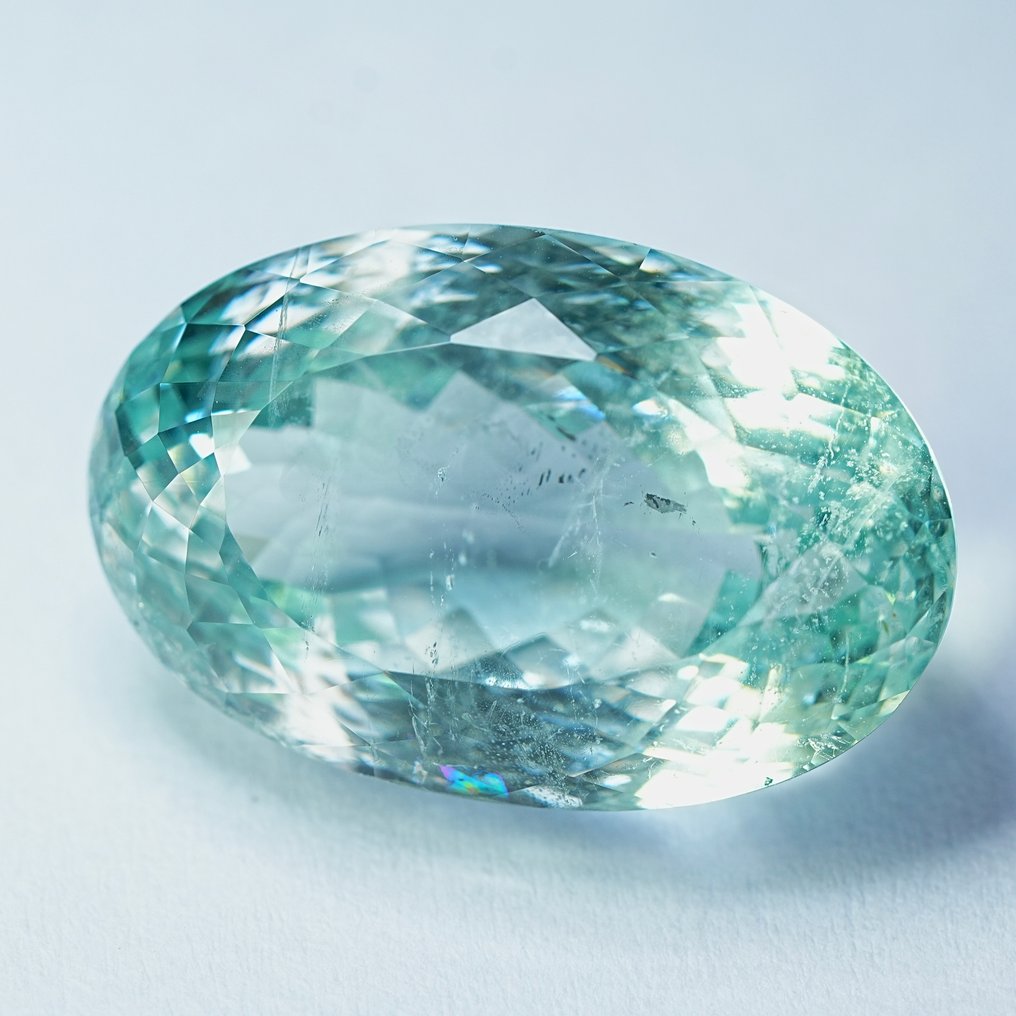 蓝色 海蓝宝石  - 38.31 ct - 国际有色宝石协会（ICA GemLab） - 北极海蓝 #3.2