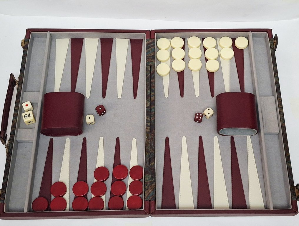 Jogo de tabuleiro - Maletin Backgammon - Cuero, Plástico #2.1