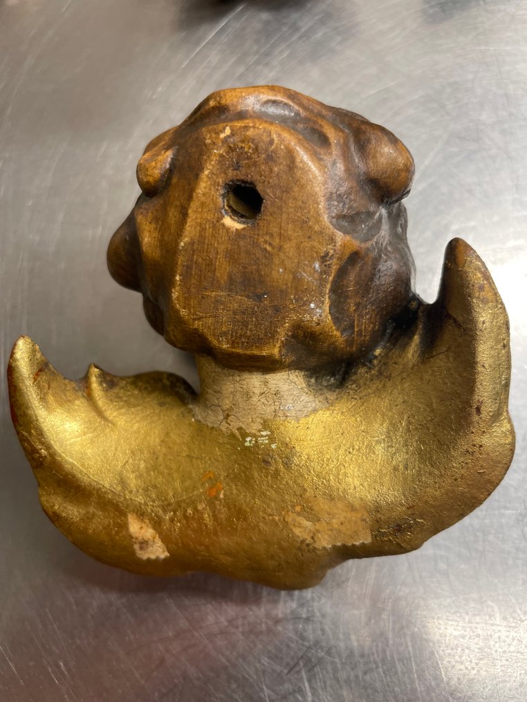 雕塑, Set of 6 religious sculptures - 21 cm - 木, 树脂 #2.1