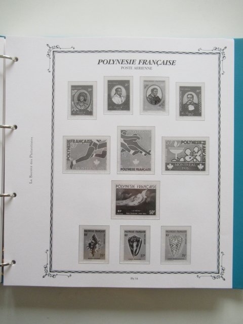 French Polynesia  - Great album for organizing stamps. #3.2