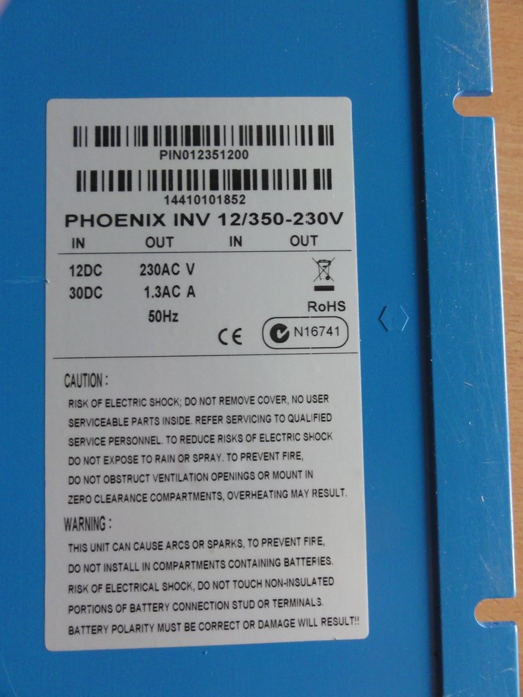 accu omvormer 1 - 12/350 - Trasformatore (1) #3.2