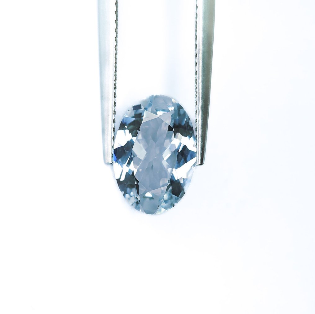 Nincs minimálár - 2 pcs Kék Akvamarin - 5.07 ct - Nemzetközi Gemmológiai Intézet (IGI) #3.2