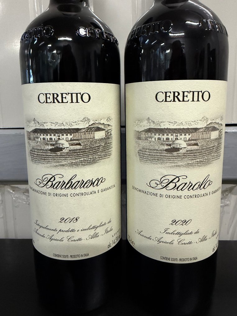 2018 Barbaresco & 2020 Barolo, Ceretto - Piemont - 2 Bottles (0.75L) #1.0