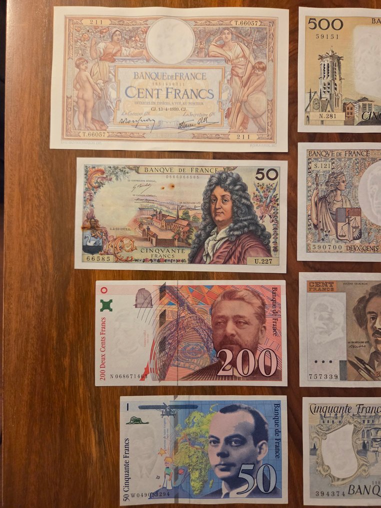 France. - 8 banknotes - various dates  (No Reserve Price) #2.1