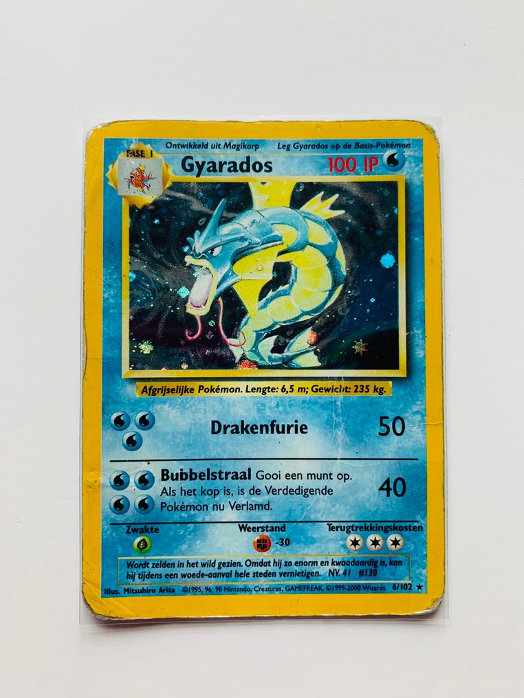 Pokémon - 6 Card - Ninetales, Gyarados, Hitmonchan, Electrode, Jolteon, Pinsir 閃卡 - WOTC #3.2