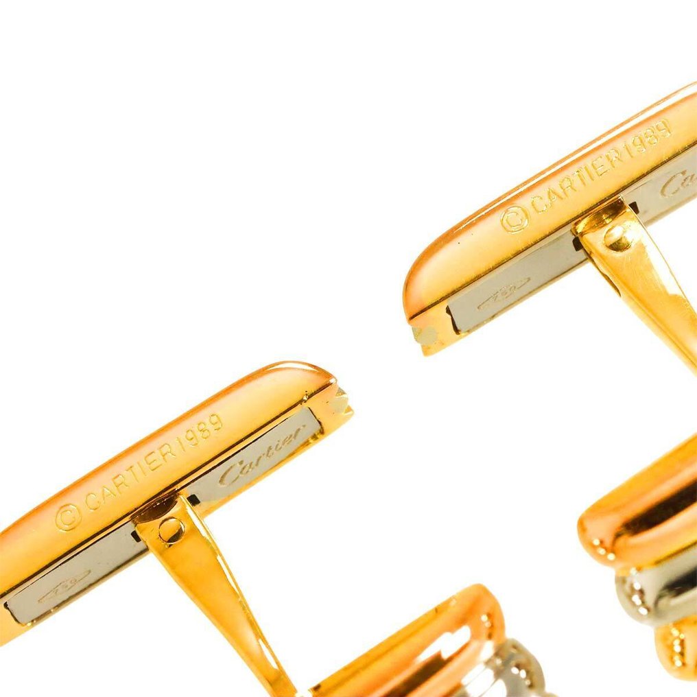 Cartier - Μανικετόκουμπα - 18 καράτια Κίτρινο χρυσό, Λευκός χρυσός, Ροζ χρυσό #4.3