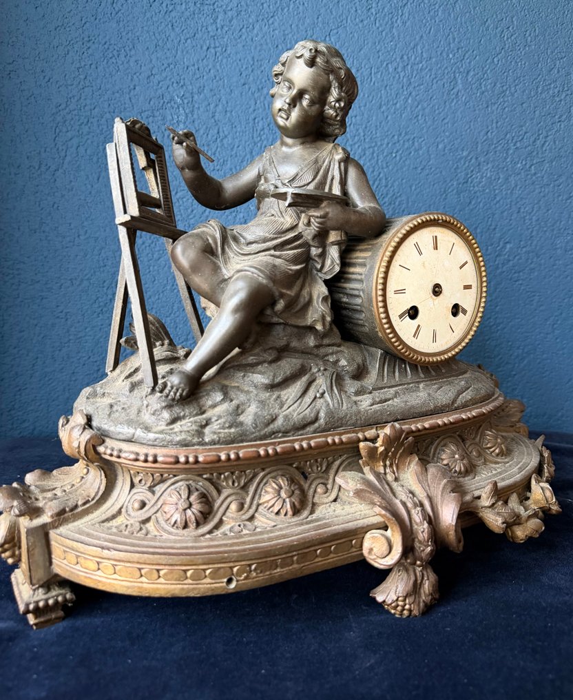 Pendule -   Metaal, Zinklegering - 1850-1900 #2.1