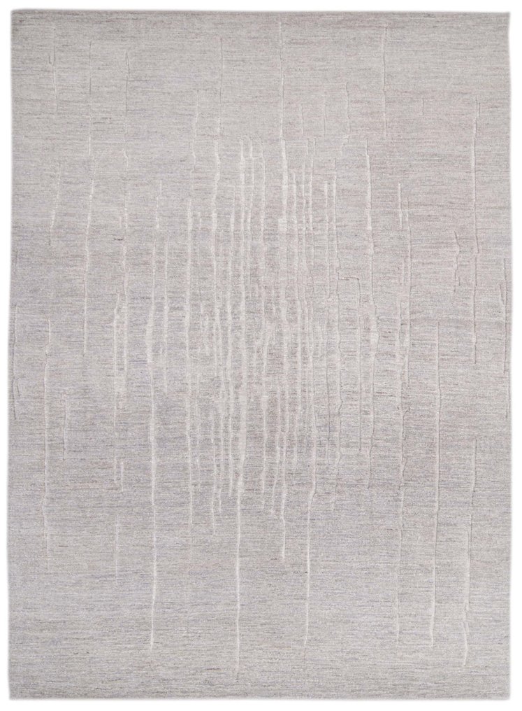 Håndknyttet designer-teppe av ull med relieff - Teppe - 350 cm - 256 cm #1.0