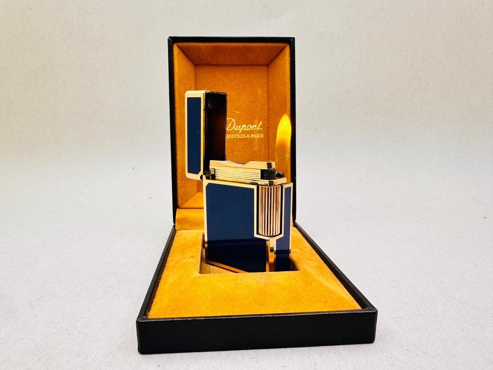 S.T. Dupont - Line 1 Short - Mechero - Bañado en oro, Laca #4.3