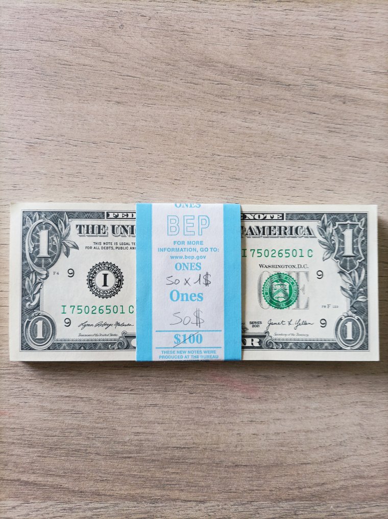 Ηνωμένες Πολιτείες Αμερικής. - 50 x 1 Dollar 2021  (χωρίς τιμή ασφαλείας) #1.0