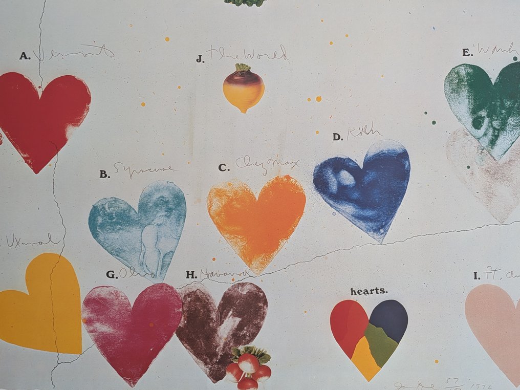 Jim Dine (1935) - The World (for Anne Waldman) #1.0