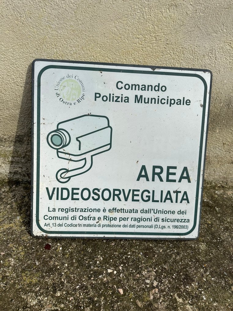 Delta Segnaletica - 视频监控区域 - 道路/交通標誌 - 鋁, 塑料 #1.0