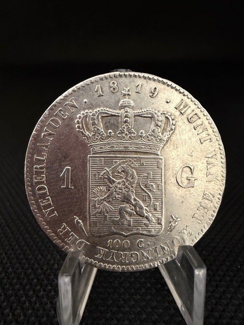 Netherlands. Willem I. 1 Gulden 1819 #3.2