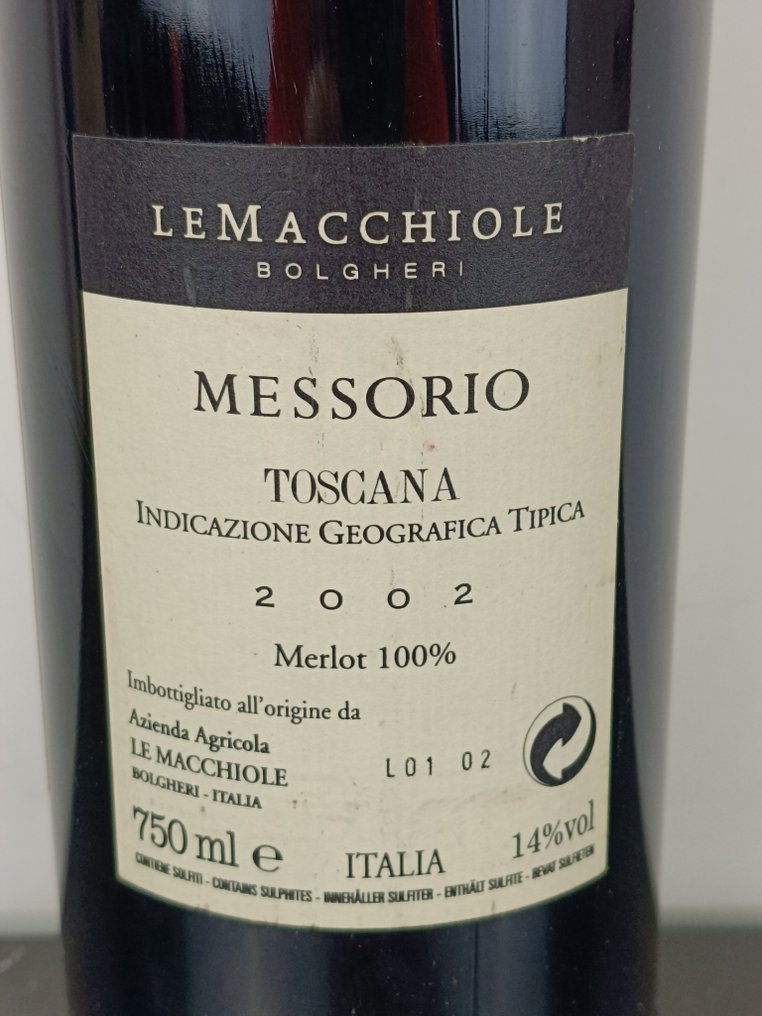 2002 Le Macchiole, Messorio - Toskana IGT - 1 Flasche (0,75Â l) #3.2