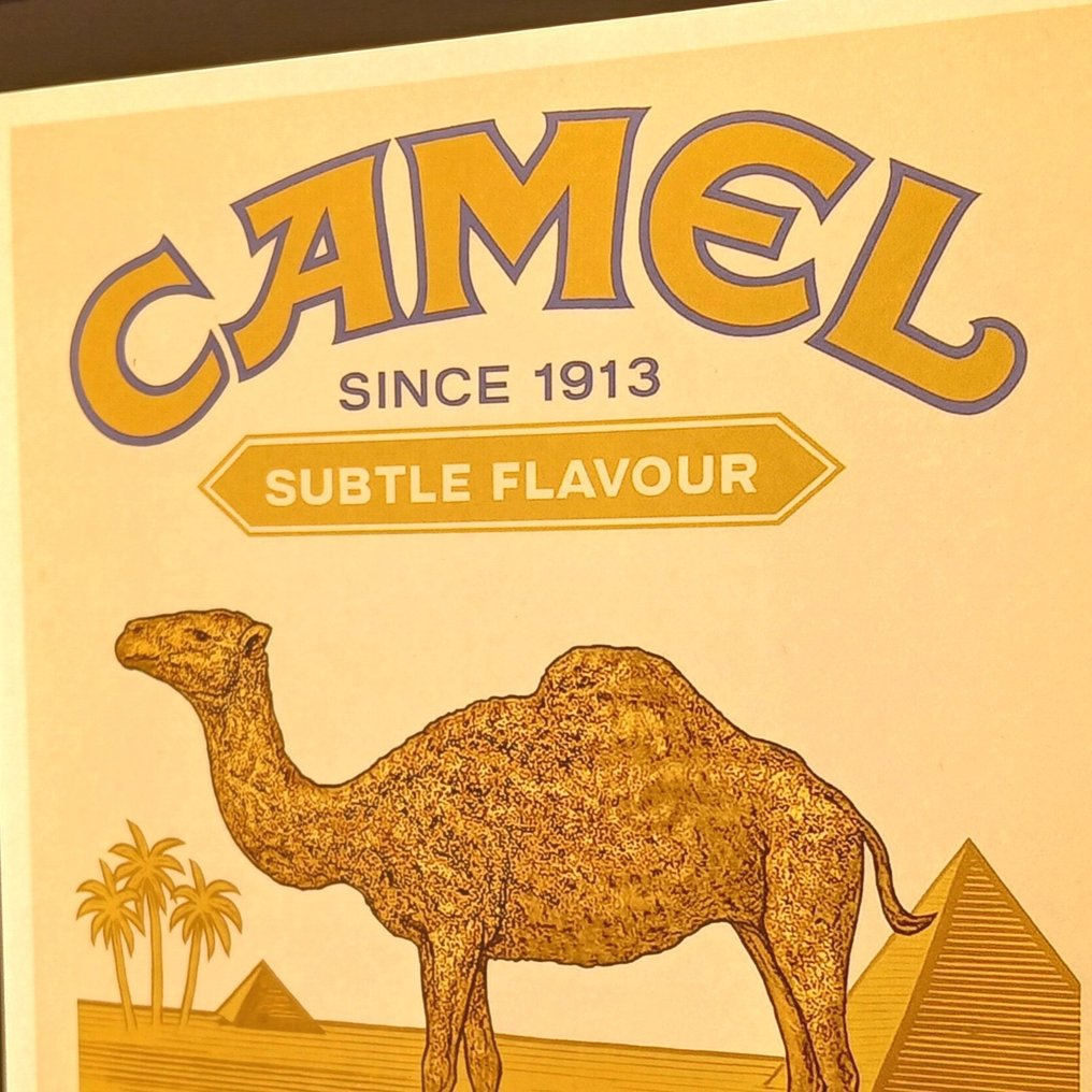 Camel - Tablica reklamowa Camel - Znak podświetlany - Plastik, Stal #4.3