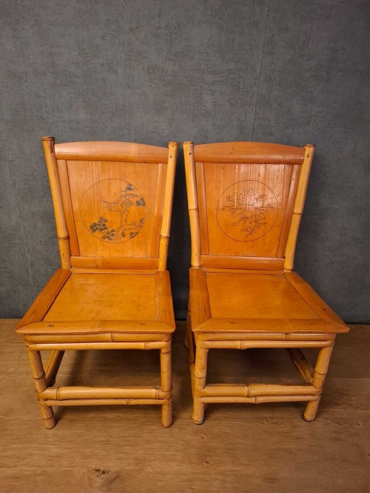 椅 (2) - 竹 - 复古小椅子 #1.0