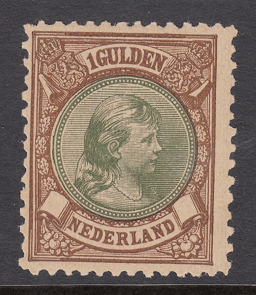 荷兰 1893 - Koningin Wilhelmina - NVPH 46 #1.0