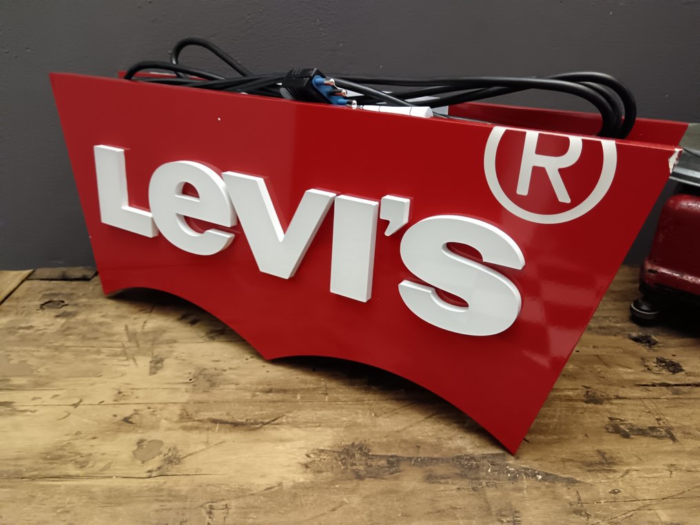Levi's - Levi's lysande skylt - Unknown - Ljuslåda - Personligt skylt - Plast, Metall #4.3