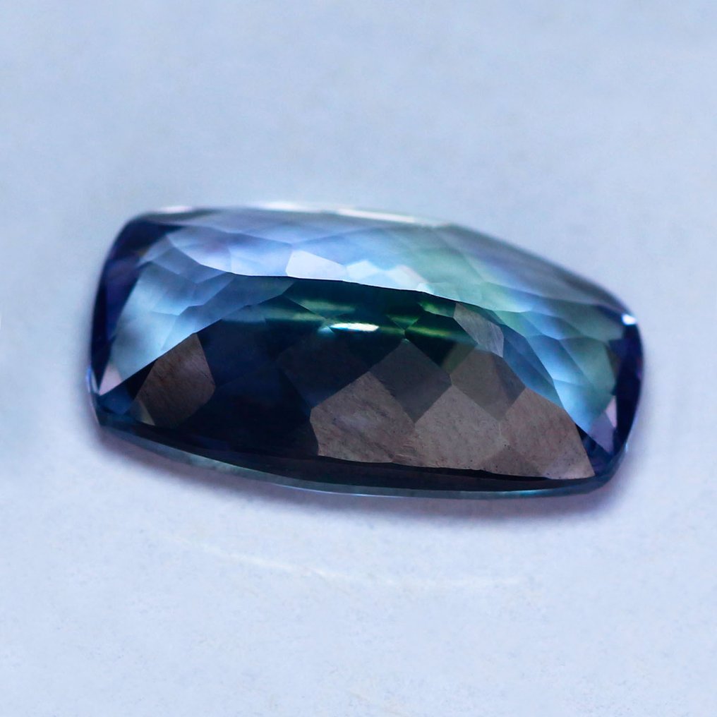 没有保留价 - 1 pcs  绿色, 紫罗兰色 坦桑石  - 2.20 ct - 国际有色宝石协会（ICA GemLab） - 无加热 - 无处理 #4.3